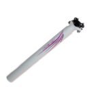 TUBO ASIENTO RAY  BLANCO/ROSA ALUM 31.6x350mm