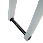 MARCO TWITTER C6 RUTA ALUMINIO BLANCO +HORQUILLA CARBONO - Imagen 4