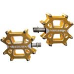 PEDALES VZD VZ-E02D-002 DORADO ALUMINIO 6061