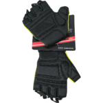 GUANTES VENZO ROX  LYCAR D/CORTO AMARILLO XL - Imagen 2
