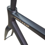 MARCO TWITTER C6 RUTA ALUMINIO NEGRO MATE +HORQUILLA CARBONO - Imagen 2