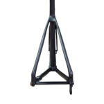 MARCO TWITTER C6 RUTA ALUMINIO NEGRO MATE +HORQUILLA CARBONO - Imagen 4