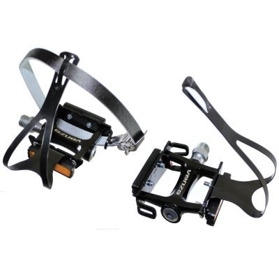 PEDALES TOE CLIP XC VZ-E02M-006T NEGRO C/PUNTILLA