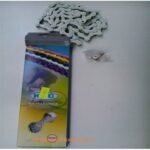 CADENA DE 1 VEL. KMC Z410 BLANCO - Imagen 2