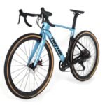 BICICLETA TWITTER GRAVEL 700 V2 RIVAL 22S NEGRO AZUL TALLAS 48-51