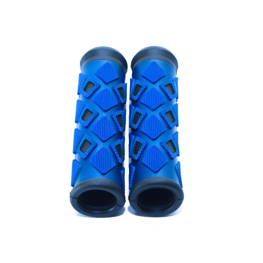 IM03510 PUÑO GOMA MTB SR-33-01 NEGRO AZUL BICOLOR SAIGUAN - Imagen 1