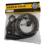 CANDADO C LLAVE 12X1200MM MOD.501 NEGRO DISPLAY