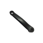 PEDIVELA IZQ 170MM "NEGRA" PLASTIFICADA PUNTA CUADRADA CURVA