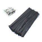 RAYOS DE 255MM X 14G. "NEGRO" GRS (144U.)