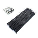 RAYOS DE 300MM X 14G. "NEGRO" GRS (144U.)