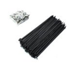 RAYOS DE 185MM X 14G "NEGRO" GRS (144U)