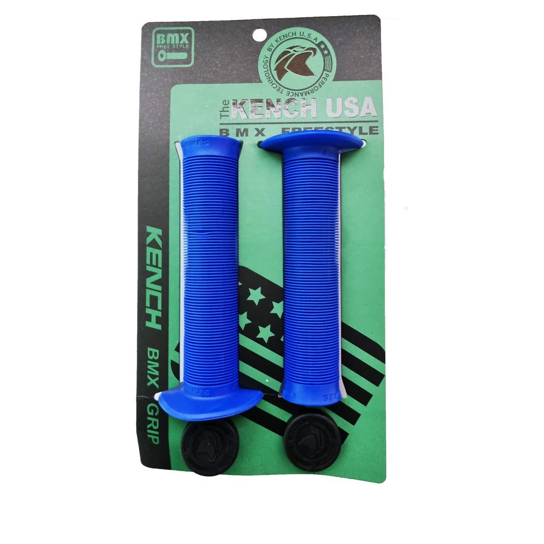 IM07069.jpg PUÑO BMX GOMA 22MM X 140MM AZUL - Imagen 1