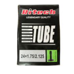 CAMARA 24X1.75 2.125 CAUCHO NATURAL VAL. AUTO 34MM. RITECH