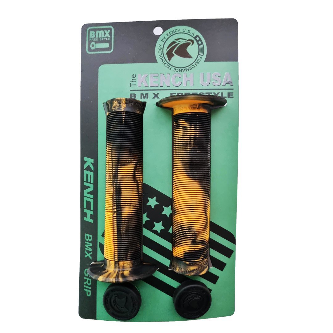 IM07649.jpg PUÑO BMX GOMA 22MM X 140MM 138 GRS NARANJO - Imagen 1