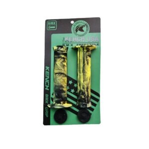 PUÑO BMX GOMA  MIX 22MMX140MM 138 GRS AMARILLO - Imagen 1