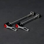 AGUJAS DE BLOQUEO JUEGO RS-QR2 DEL-TRAS ALUM. NEG/GRIS RETROSPEC - Imagen 2