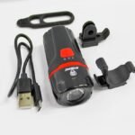 LUZ DELANTERA RS MINI BICICLETA NEGRA/ROJO LED 10 WAT TWITTER