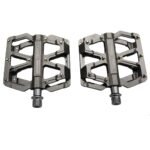 PEDAL CROSTER KP-196 GRIS CNC, ROD. SELLADOS. 98X100MM