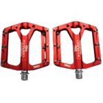 PEDAL CROSTER KP-198X ROJO CNC, ROD. SELLADOS. 100X103MM