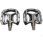 PEDAL CROSTER KP-M80 GRIS ALUM, ROD. ROLLER. 101X103MM