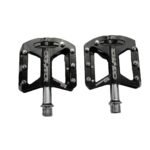 PEDAL CROSTER NEGRO CNC, 3 ROD. SELLADO 90X94MM