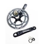 Volante Ruta Venzo Integrado 175M 53/39T Negro - Imagen 2