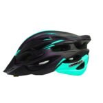 CASCO XC MOLDE CELESTE-TURQUESA TALLA M CON LUZ TRASERA INCLUIDA