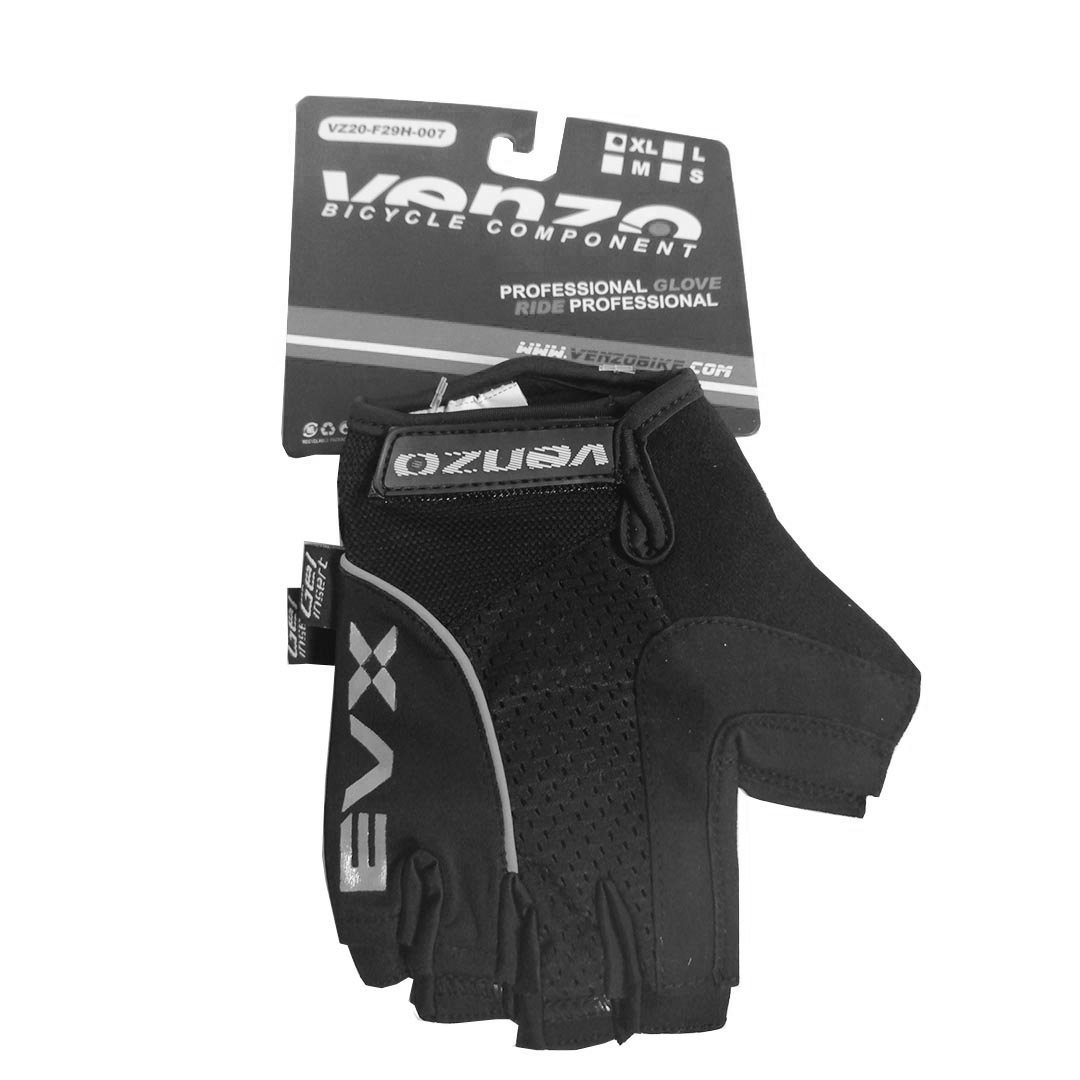 IM08633.jpg GUANTES VENZO EVX D/CORTO MALLA GRIS XL - Imagen 1