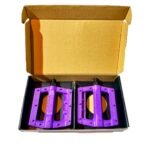 PEDAL BMX PURPURA 358 G PRS PLASTICO RODAMIENTO BOLITAS - Imagen 2