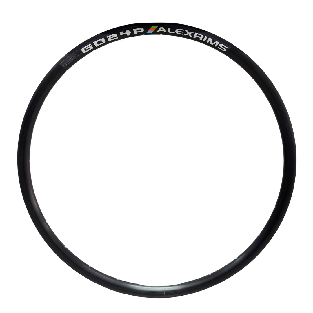 IM09180-9181 LLANTA 700C ALEXRIMS GD24P NEGRA 24H. 622X21MM. F V. - Imagen 1