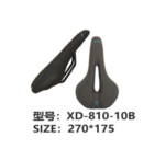 ASIENTO MTB XD-810-10B 270X175 MM. NEGRO PROSTATICO L AZUL - Imagen 2