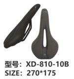 ASIENTO MTB XD-810-10B 270X175 MM. NEGRO PROSTATICO L AZUL - Imagen 3