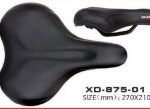 ASIENTO MTB XD-875-01 270X210 MM. NEGRO