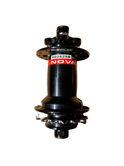 IMG_4526-removebg-preview.png MAZA TRASERA NOVATEC XD262SB A6A PARA DIRT JUMP SINGLE SPEED 32H 12X142 4 RODAMIENTOS SELLADOS - Imagen 1