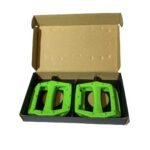 PEDAL BMX FIBRA/CRMO  9/16 100*110*28MM VERDE - Imagen 2