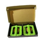 PEDAL BMX VERDE 358 G PRS PLASTICO RODAMIENTO BOLITAS - Imagen 2