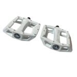 PEDAL BMX FIBRA/CRMO  9/16 100*110*28MM BLANCO