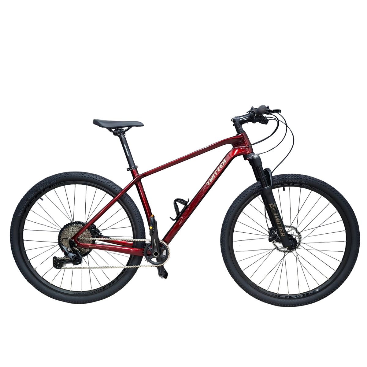 Mercado-libre-biobike-.png BICICLETA TWITTER MTB WARRIOR PRO 29 BOOST 25YEAR M6100-12S ROJO - Imagen 1