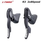 PAR SHIFTER-MANILLA CAMBIO RUTA LTWOO R3 2X8V COMP SHIMANO