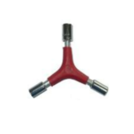 LLAVE "Y" DADO PTL-103 8-9-10 MM. FORRADO ROJO