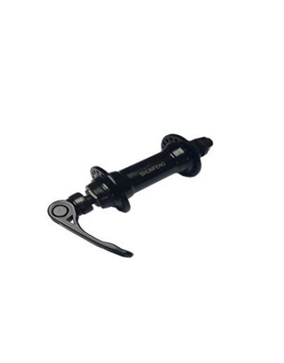 SAI04696 MAZA DELANTERA 3 8" SF-A231F ALUMINIO NEGRA C BLOQUEO 36H. - Imagen 1