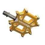 PEDALES VZD VZ-E02D-002 DORADO ALUMINIO 6061 - Imagen 3