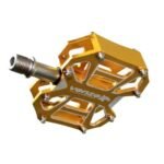 PEDALES VZD VZ-E02D-001 DORADO ALUMINIO 6061 - Imagen 3