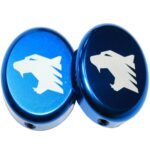 TERMINAL PUÑO  AZUL REY TAPA ALUMINIO