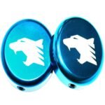 TERMINAL PUÑO AZUL TAPA ALUMINIO