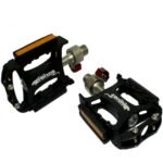 PEDALES VENZO NEGRO DESMONTABLE