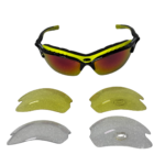 LENTE VENZO AMARILLO CON PROTECTOR - Imagen 2