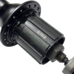 MAZA TRASERA RUTA SHUNFENG 32H 7-12V 135X145MM ALUM - Imagen 2